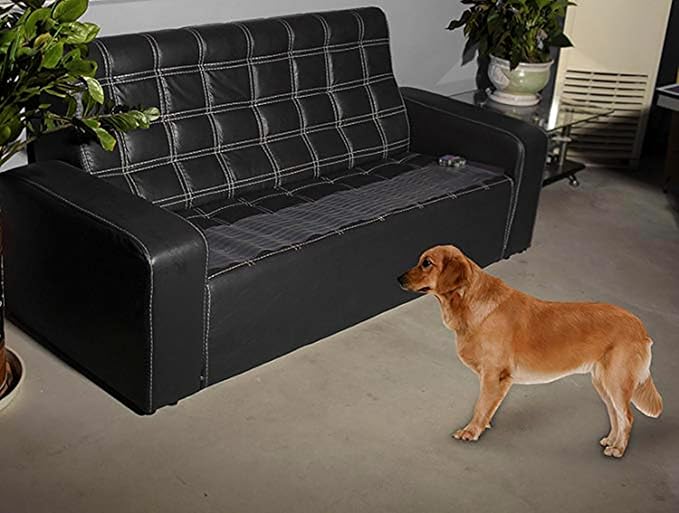 OMEM Pet Training Shock Mat - Effective Cat and Dog Deterrent (12x60 inches) with 3 Modes - Safe and Portable Electric Mat for Furniture Protection