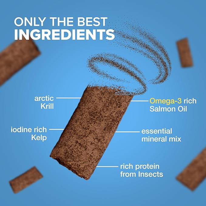 NatureHolic Proteinfeed, Shrimp Food, Protein Food, Made in Germany, Free from Fish Meal & Low-Quality Animal Meals, for Enhanced Shrimp Breeding & Growth