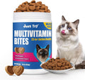 Just Try Comprehensive Multivitamin for Cats Value Packs - with Fish Oil, Taurine, L-Lysine, Biotin, Vitamins A, D3, E, B Complex, Calcium & Minerals - Supports Skin & Coat, Heart, Eyes, Joints Health