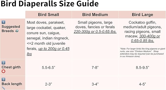 Bird Diapers Chicken Diaper Duck Diaperalls for Hens, Roosters, Ducks, Ducklings, Birds, Pigeons, Cockatiel, Dove - Reusable, Adjustable by Uni Infinity (Pink Floral, Bird Small, 1, Count)