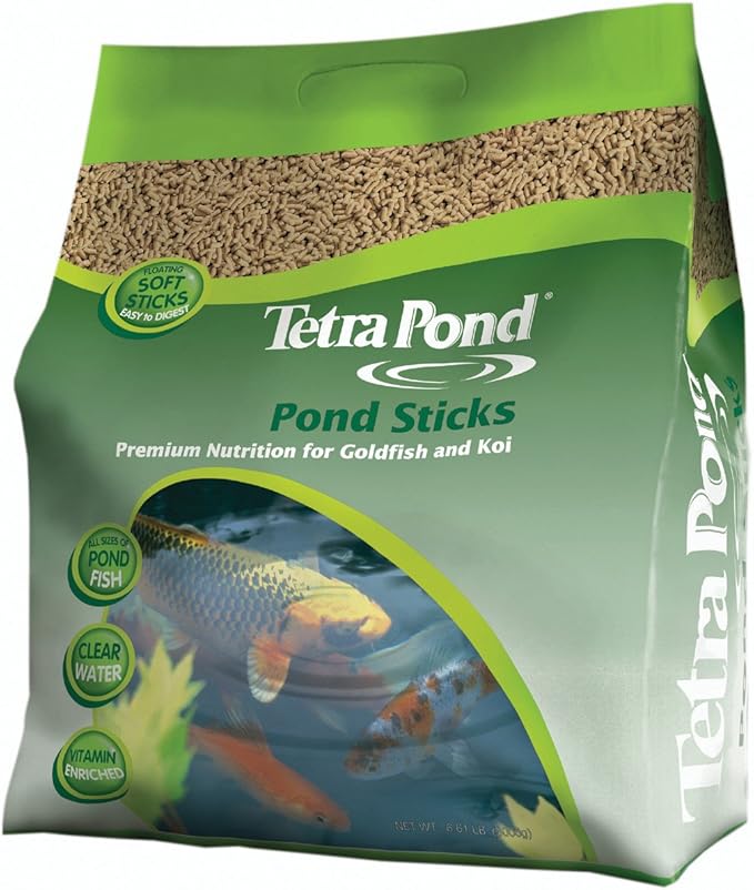 TetraPond Pond Sticks, Healthy Nutrition for Goldfish and Koi 6.61 pounds