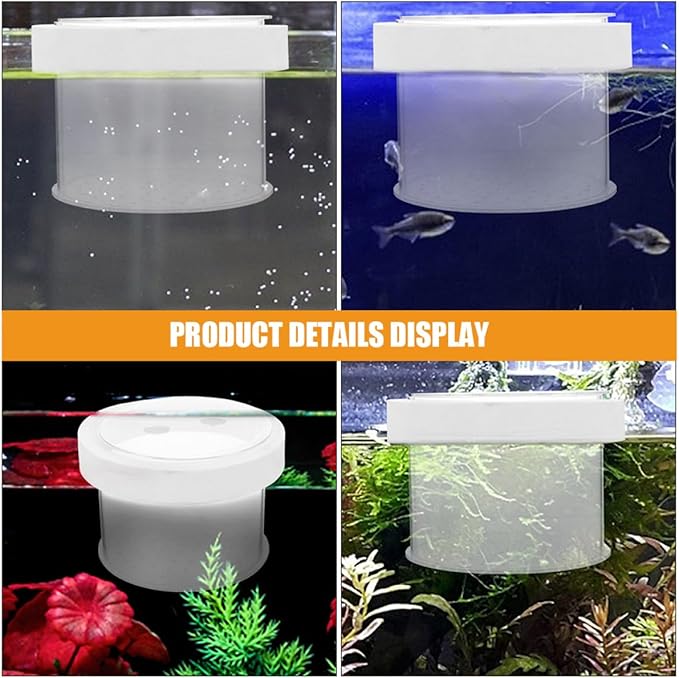 VANZACK Acrylic Fish Breeding -Sized Isolation Tank for Fry Acrylic Separator for Aquarium Fish Breeder Improved Survival Rate