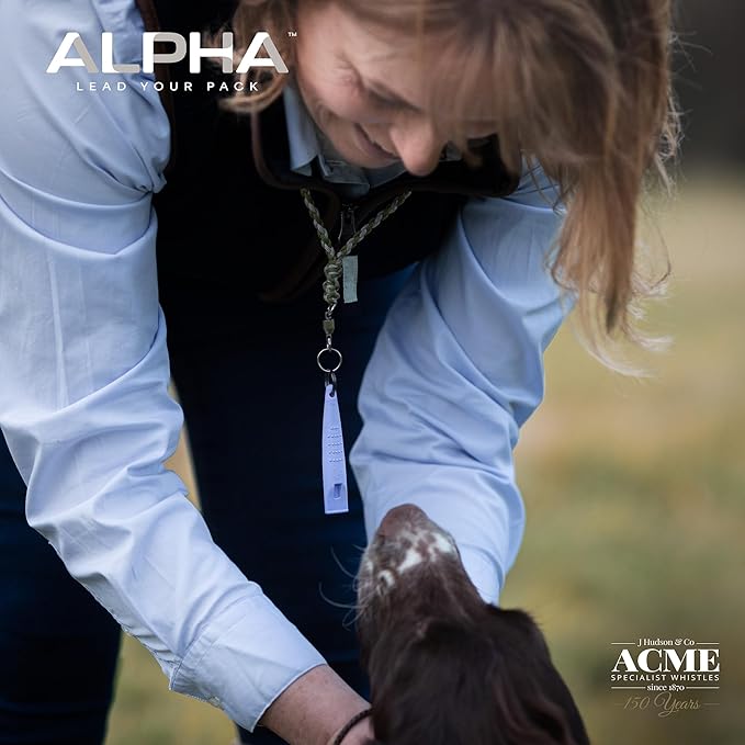 ACME Alpha 211.5 Professional Dog Training Whistle with Enhanced Ergonomic Grip. BPA-Free Plastic. 110 dBA. Long Range. Standardized Frequency. Weatherproof. Made in The UK (Violet Purple)