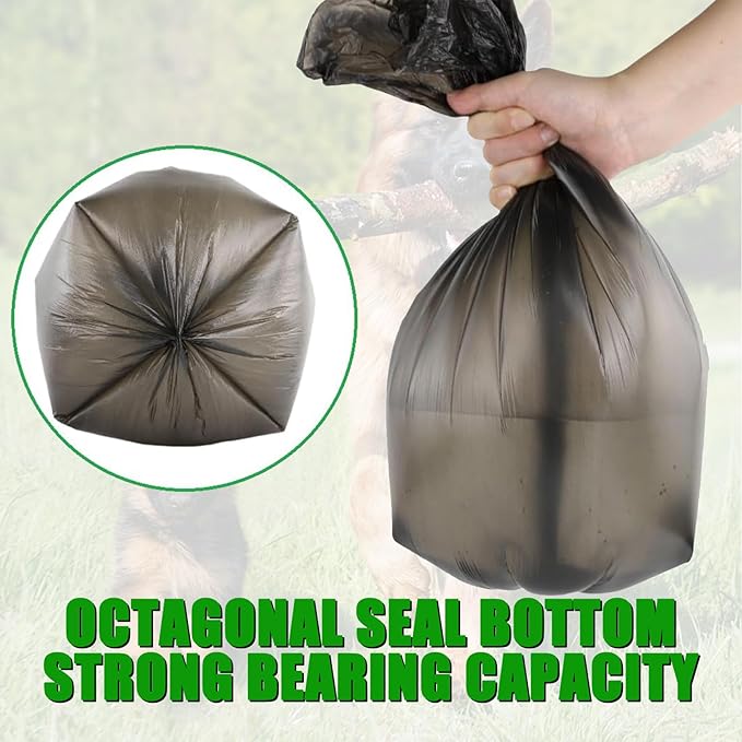 Dog Poop Bag, 100 Count Dog Waste Bags Sized 19.7X17.7" for FUSBUNTY Pooper Scooper Swivel Bin & Rake Set