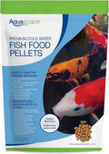 Aquascape Premium Cold Water Fish Food Pellets for Large Koi and Pond Fish, Large Pellet, 4.4 Pounds | 98872