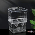 Aquarium Fish Breeder Box Hatchery Incubator,Multi-Functional Acrylic Breeder Isolation Box Hatching Incubator Box for Fish Fry Betta Fish Shrimp and Little Turtle