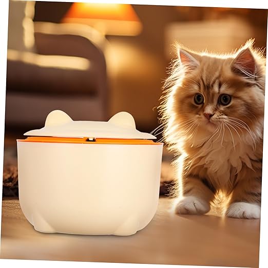 Zerodeko 1Set Enclosed Pet Litter Storage Container with Lid Convenient Operation Trash Can for Waste Management Includes for Spaces and Home