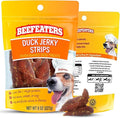 Beefeaters Duck Jerky Strips for Dogs 8oz, Oven-Baked High Protein Dog Treats Duck Jerky - Low Fat Grain-Free Dog Snacks - No Corn Wheat or Soy - Chewy Dog Jerky Treats for Training and Rewards