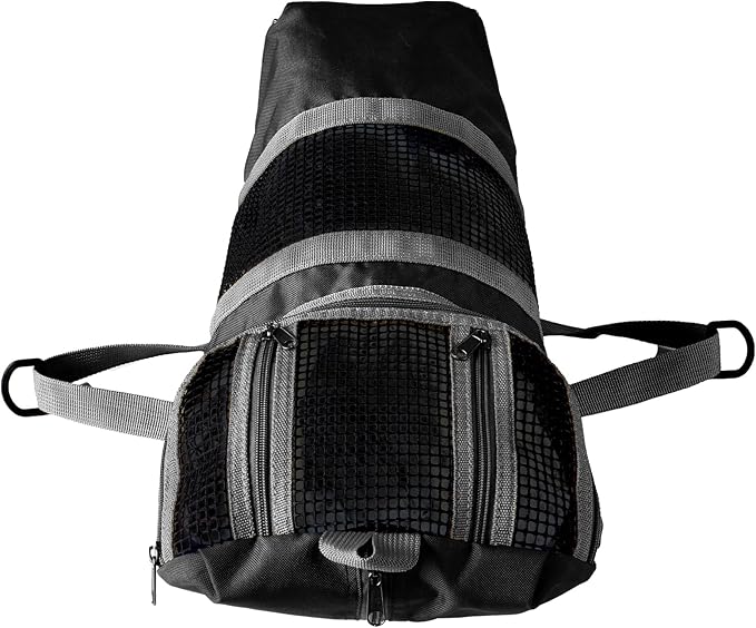 Cinf Cat Nail Clipping Cleaning Grooming Restraint Bag (Free Muzzle) Set No Scratching Biting for Bathing Nail Trimming Injecting Examining(Black,L)