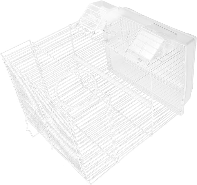 1Set Lightweight Handheld Bird Carrier Cage Portable Pet Parrot Cage for Travel Spacious Design with Breathable Wire Structure for