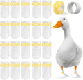 Disposable Boots for Real Duck Feet, Bumble Foot for Duck Supplies with Bandage, Large Size (Yellow, 20 PCS)