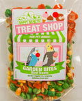 Happy Hearts Treat Shop Garden Bites Carrots and Peas Bird Treats for Cockatiels, Conures 4 oz.