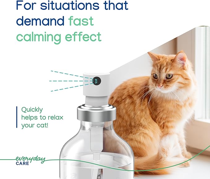 Virbac ZENIFEL™ Spray | Managing Stress-Related Behaviors in Kittens & Cats | Quick-Acting - Ideal for Unexpected Stressful Situations