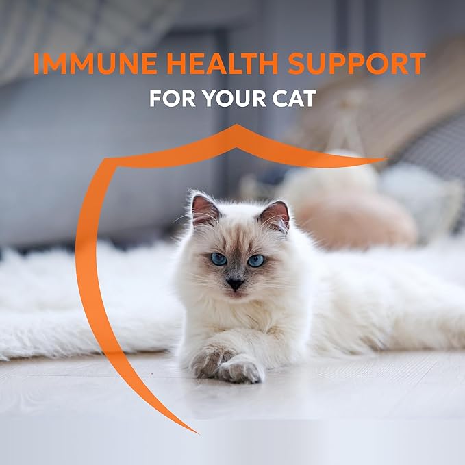 Nutramax Imuquin Health Supplement Powder for Cats, with Beta Glucans, with Astaxanthin, 30 Sprinkle Capsules