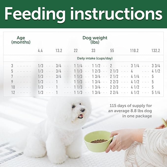 Nature's Protection Dry Puppy Food for Small & Large Breed - High Protein, Grain Free Tear Stain Formula - Dog Kibble for Light Coated Dogs (Superior Care - White Fish, 22 lb)