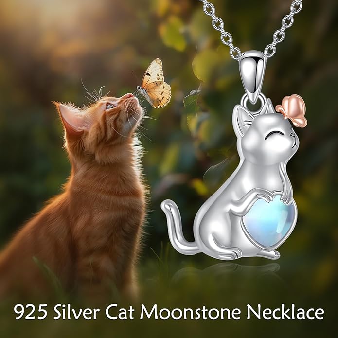 KZX Cat/Dog/Phoenix/Eagle/Whale/Shark/Puffin/Starfish/Chicken/Butterfly/Owl/Bee/Frog/Seahorse Necklace Sterling Silver Animal Pendant Jewelry Gift for Women