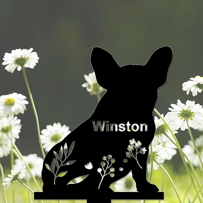 Personalized Dog Memorial Stake, Dog Grave Marker, in Memorial of Dog, Dog Loss Gift, Dog Name Sign Pet Sympathy Gift