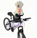Bicycle Pet Carrier Seat for Small Dogs – Front Bike Dog Basket with Steel Frame, Internal Tether & Soft Lining, Universal Mount for Mountain & Road Bikes