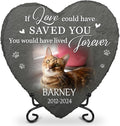 DOPTIKA Cat Memorial Gifts for Loss of Cat, Personalized Cat Memorial Stones with Photo, Pet Loss Gifts, Loss of Cat Sympathy Gift, Pet Memorial Stones, in Loving Memory Gifts for Cat Lovers