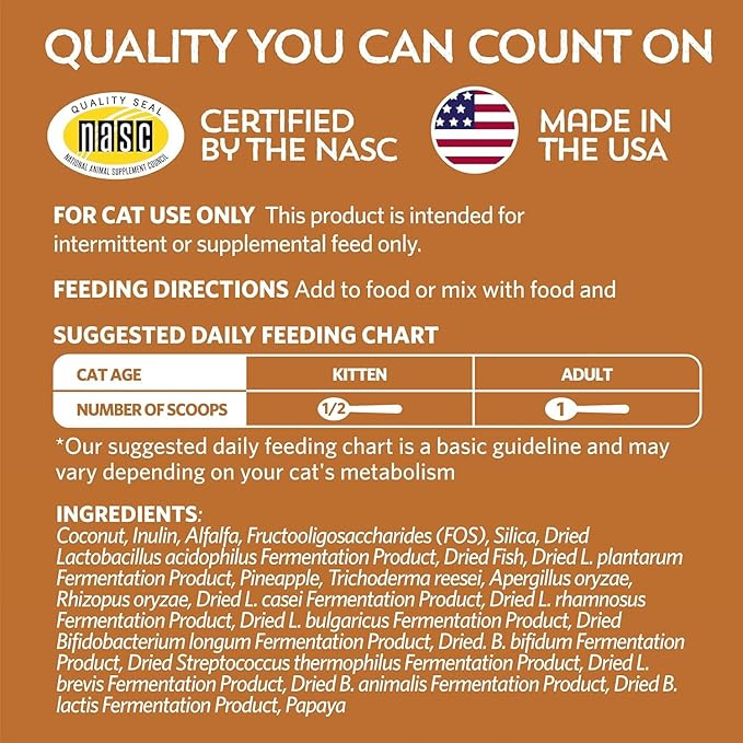Meowbiotics Cat Probiotic Powder for Urinary, Gut, Immune Health, Variety Pack Kitty P. Freely Urinary Care, Hairball Buster, Good Guts Digestive Support Food Topper Supplement Made in USA 30d Supply
