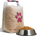 (re)zip Large Roll Top Pet Food Storage Bag 40-Cup, BPA-Free, Food-Grade, Pet-Safe, Freshness Seal for Camping, Travel & Daily Use, Machine Washable, Magenta