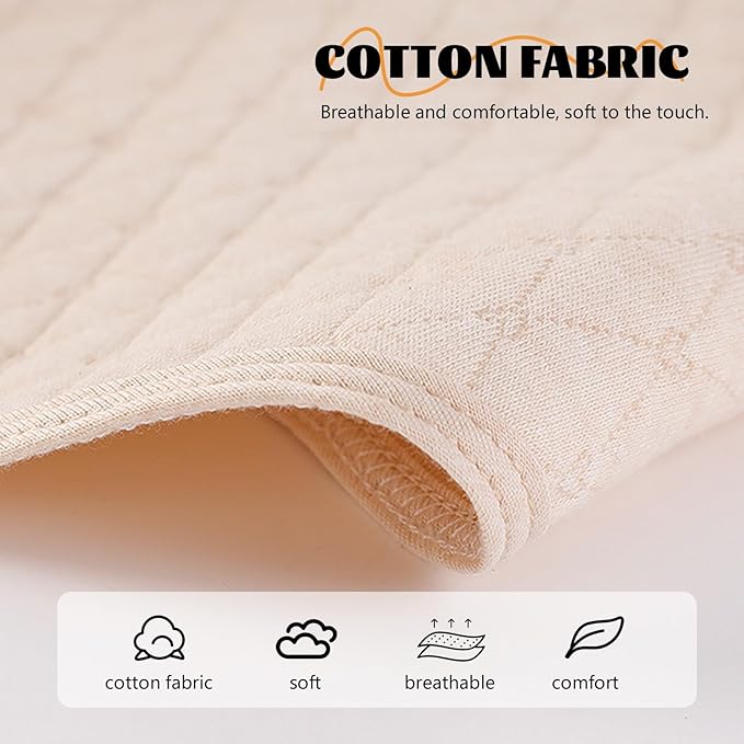 Parrot Shoulder Protector & Bird Diaper Shawl - Keep Clothes Safe from Scratches & Poop, Reusable Training Cape for Parakeets, Cockatiels, Conures, Lovebirds, Finches, Macaw (Beige)
