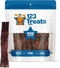 123 Treats Esophagus Dog Treats - (12 Inches - 20 Count) 100% Natural, Flat Gullet Sticks for Dogs, Beef Jerky Dog Treats Strips, NO Preservatives, Hormones, or Antibiotics