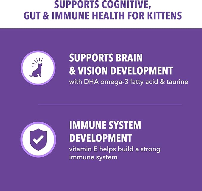 IAMS Proactive Health Kitten Dry Cat Food, Healthy Kitten Food Dry Recipe with Real Chicken in Every Bite, 7 lb. Bag