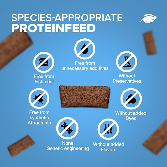 NatureHolic Proteinfeed, Shrimp Food, Protein Food, Made in Germany, Free from Fish Meal & Low-Quality Animal Meals, for Enhanced Shrimp Breeding & Growth
