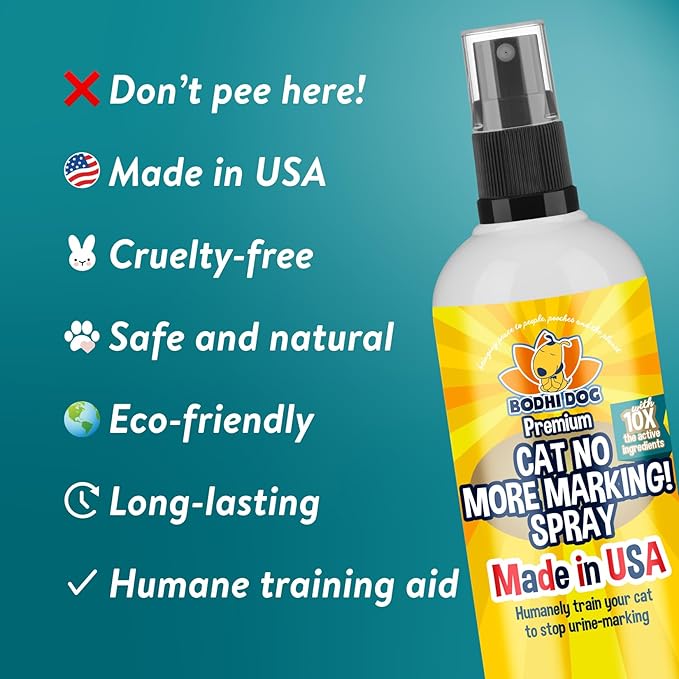 Bodhi Dog 3-in-1 Cat & Kitten Training Aid Spray + Cat No More Marking Spray Bundle