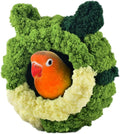 KATUMO Bird Nest, Small Sun Conure Breeding House Parrotlet Snuggle Hut Lovebird Bed for Conure, Lovebird, Zebra Finch, Loriculus, Hamster and Other Small Birds (Less Than 5 inches Long)