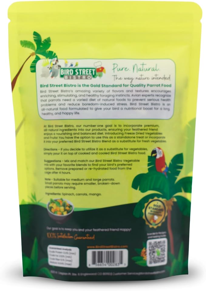 Bird Treats - Parrot Treats - Cockatiel Food - Parakeet Treats - Conure Bird Food - Cockatiel Treats - Sun Conure Food - Cockatiel Bird Food - Parakeet Bird Food (Carrot Mango Boost)