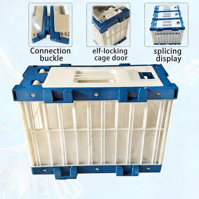 Pigeon Cage Carrier, Breathable Lockable Travel Cage, Bird Transport Cages for Parakeet and Parrot, Durable Lightweight Design, Outdoor Training and Release, Competition Home Use