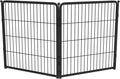 FXW Homeplus Unleashed Indoor Dog Playpen - Stress-Free and Safe Play, Heavy Duty 32 Inch 2 Panels Dog Pen for Small and Medium Dogs, Black│Patented