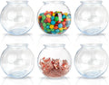 Fish Bowls For Drinks - 6 Pack - 16 Oz - BPA-Free Small Plastic Ivy Bowls For Crafts, Mini Fish Bowls Unbreakable, Candy Dishes for Party Centerpieces, Carnival Fishing, Home Decor…
