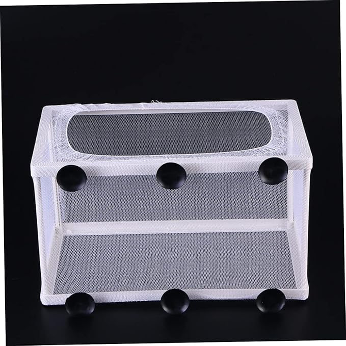 BESPORTBLE 3pcs Fish Tank Isolation Box Net Breeder Box Suction Cup Fish Breeding Divider