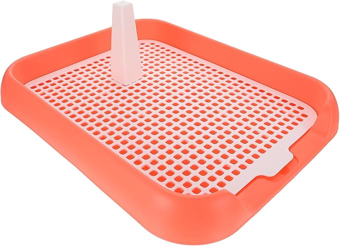 Mesh Dog Toilet Tray Indoor Puppy Potty Trainer Anti-Slip Dog Pee Tray Lightweight Durable 6.9X5.5 Inch for Easy Cleaning and Training