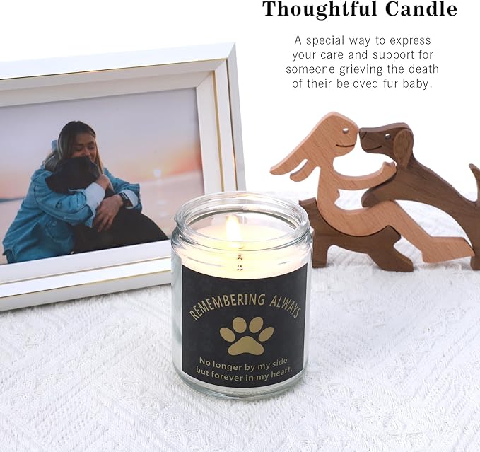 LESEN Loss of Dog Cat Pet Sympathy Gift,Dog Memorial Gifts for Loss of Dog,Dog Passing Away Bereavement Remembrance Gift Basket for Friends Family