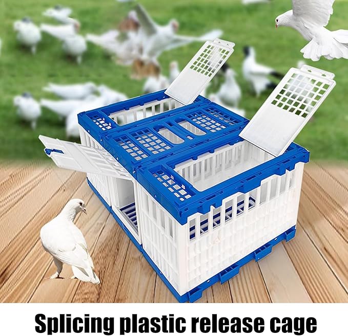 Foldable Bird Cage Carriers for Racing Pigeons Baby Parrots Outdoor Exercise