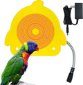 Bird Cage Heater for Cockatiels Parrots Conure Finches Parakeets Heater Snuggle Up Bird Warmer 12V 18W, Size 5.3" x 4.7"