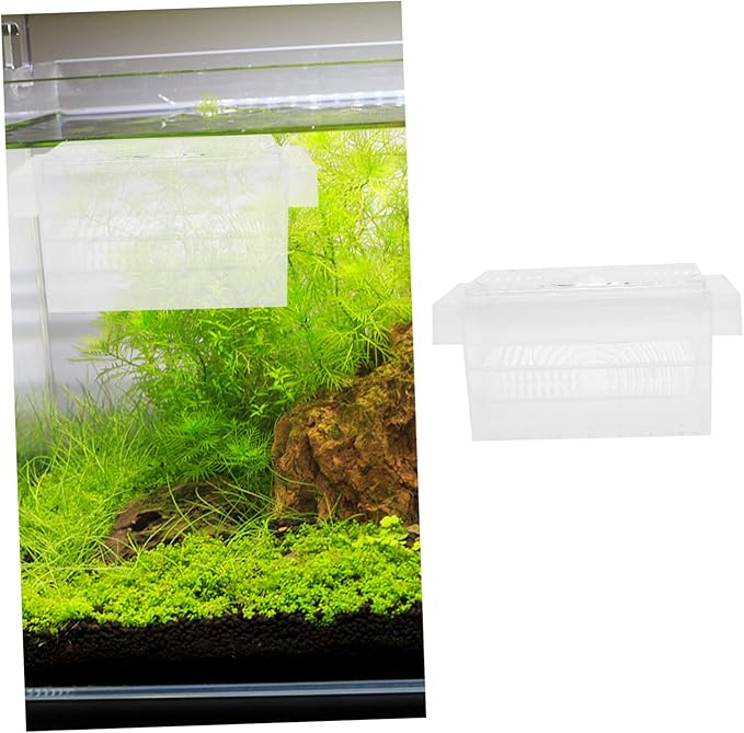 FRCOLOR 2pcs Fish Fry Breeding Box Aquarium Isolation to Install Cup Fish Fry Wear-Resistant Material for Aquariums and Tanks