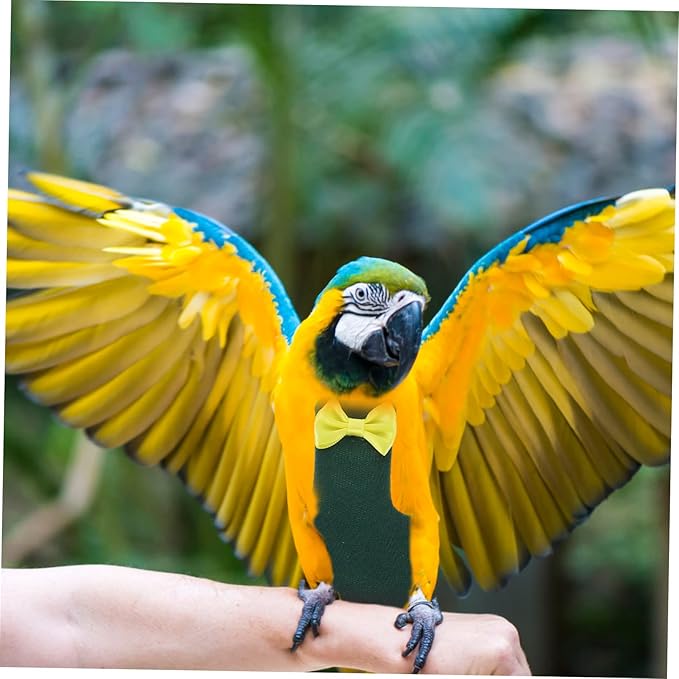 MERRYHAPY Bird Diaper Washable Flight Suit for Small Birds Parrot Clothing Protector Parakeet Diapers for Parrots Pigeons