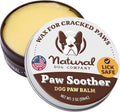 Natural Dog Company Paw Soother Balm & Wax - Dog Paw Balm & Moisturizer for Dry, Cracked Paw Pads, Helps Moisturize & Condition Winter-Worn Paws, Coconut Oil & Calendula, Daily Paws Care, 2 oz Tin