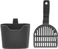 Amazon Basics Durable Litter Scoop for Cat Litter Box,with Holder,Efficient Scooper,(Pack of 12)