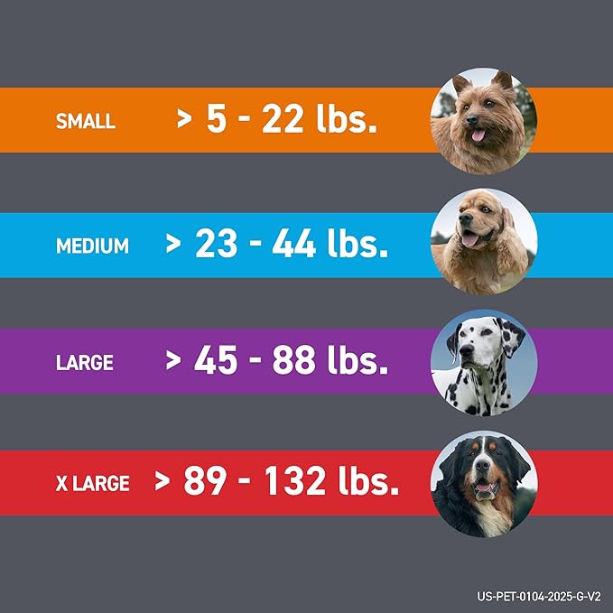 FRONTLINE Shield Flea & Tick Treatment for Medium Dogs 21-40 lbs. Count of 6