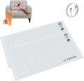 SEERWAY 2 Rechargeable Pet Shock Mats Same Size, Cat Repellent Pad, Cat Deterrent Mat, Electric Training Mat Keeps Dogs and Cats Off Sofa, Couch, Bed and Countertop, 3 Training Modes with 3 Intensity