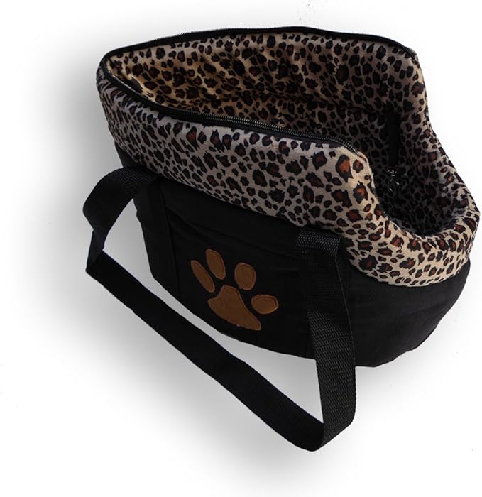 HDP Paw Style Small Pet Carrier Color:Black Size:Small