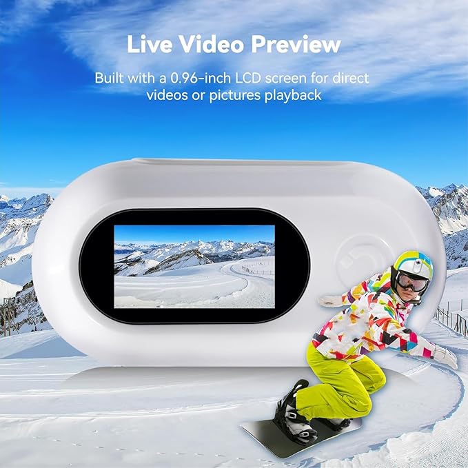 Sanpyl Pet Collar Camera, 1080P HD 120 Degree Wide Angle Small Dog Cat Action Camera with Video Records,No Needed, Dogs Indoors/Outdoors - only 0.77 Ounces!