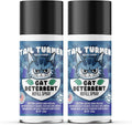 Tail Turner Cat Deterrent Spray Refill Pack - Motion-Activated Cat Deterrent Spray Compatible with SSSCAT Spray System - Safe, USA-Made Pet Training Solution for Problem Areas (2 Pack)