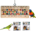 Bird Chewable Keyboard Toy,Wooden Biting Training and Foraging Bird Toys,Bird Cage Accessories, Parakeet Toys (STARTOP1)